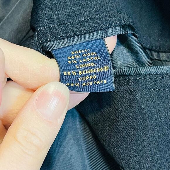 Brooks Brothers Black Wool Sport Coat Size 46R - Picture 7 of 12